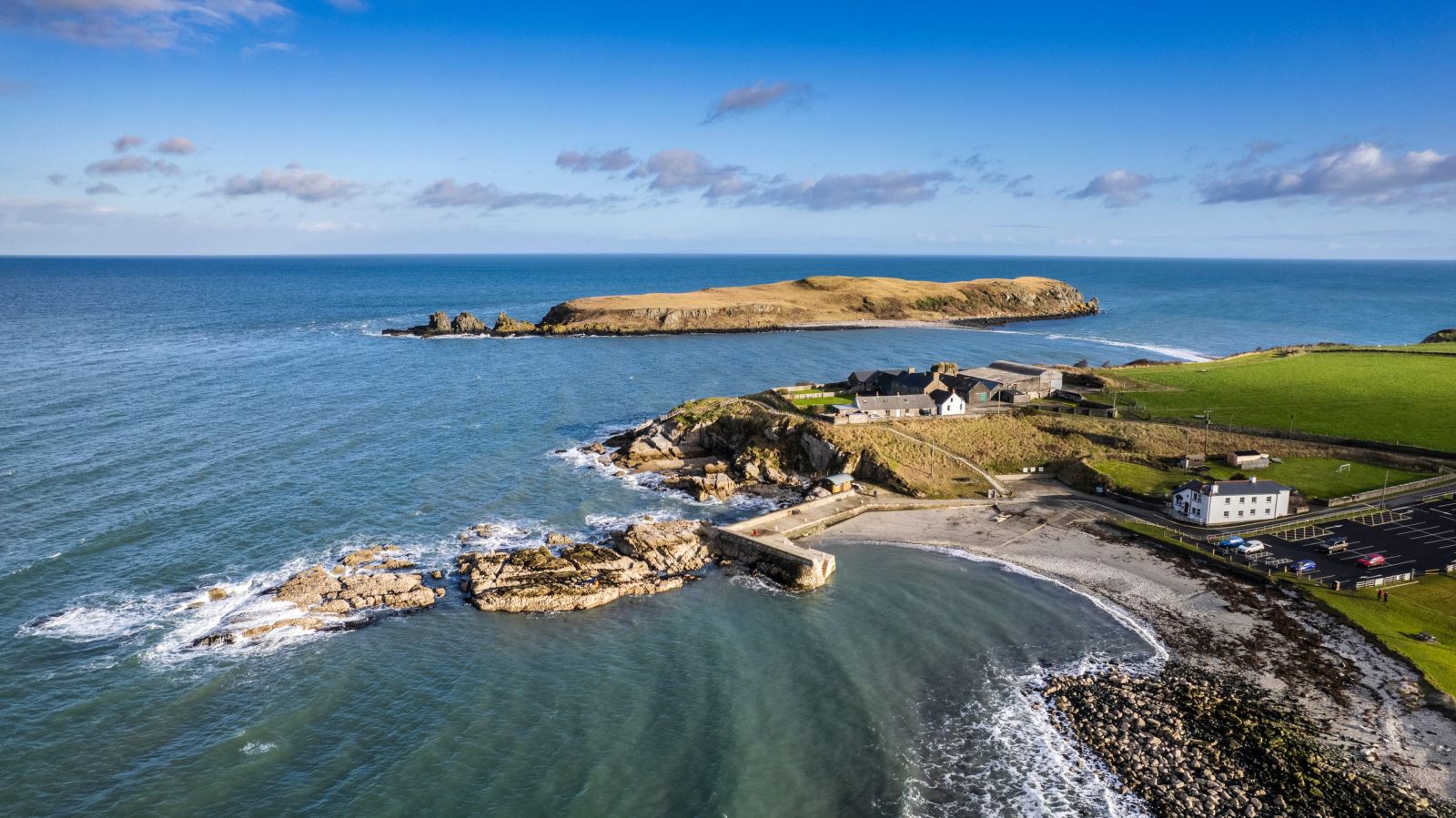 Drone shot of Portmuck